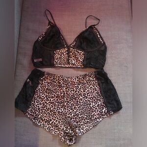 LA VIE EN ROSE cheetah set 🖤🤎